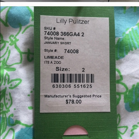 Lilly Pulitzer Skort size 2 - Picture 2 of 5